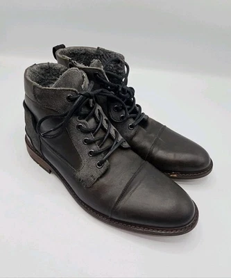 Bull Boxer Botas de Cuero Gris Chukka Tobillo Hechas a Mano Para Hombre Talla 9.5 Sin Plantillas Foto 1 de 4