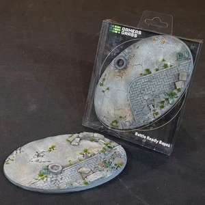 Gamers Grass Battle Ready Bases - Urban Warfare Oval 170mm (x1) - Picture 1 of 2