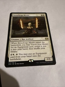 Stoneforge Mystic Double Masters Regular MISCUT FACTORY CRIMPED ONE OF A KIND - Picture 1 of 6
