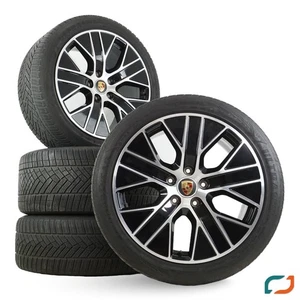 Original Porsche Taycan Turbo Aero Winterräder Winterreifen 20 Zoll Felgen RDKS - Bild 1 von 12