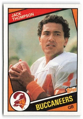 1984 Topps #372c Jack Thompson Tampa Bay Buccaneers - Image 1 of 2
