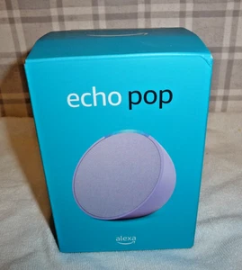 Amazon Echo Pop C2H4R9 Altoparlante Intelligente Lavanda Alexa Nuovo Sigillato In Scatola - Foto 1 di 3