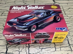 MPC Night Stalker Corvette Stingray Street Machine #1-3730 1/25 Scale Model Kit - Picture 1 of 12