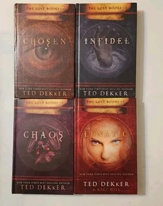 THE LOST BOOKS by Ted Dekker, Lot of 4 Hardcover, Volumes 1, 2, 4,5  - Picture 1 of 3