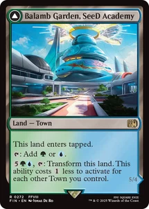 Balamb Garden, SeeD Academy 0272 Garden, Airborne ~ Rare MTG Final Fantasy Mint - Foto 1 di 2