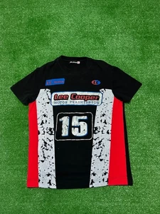 LEE COOPER T Shirt Men's MEDIUM Denim Black Short Sleeve Vintage - Foto 1 di 1