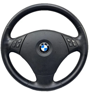 07-13 Volante BMW 328i 335i cuero negro 3 radios OEM Foto 1 de 4