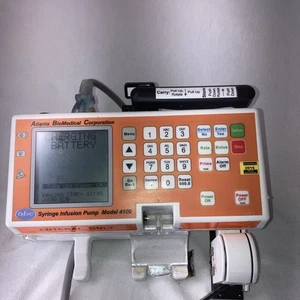 Bomba de infusión de jeringa ABC biomédica Atlanta modelo 4100 probada - Imagen 1 de 1