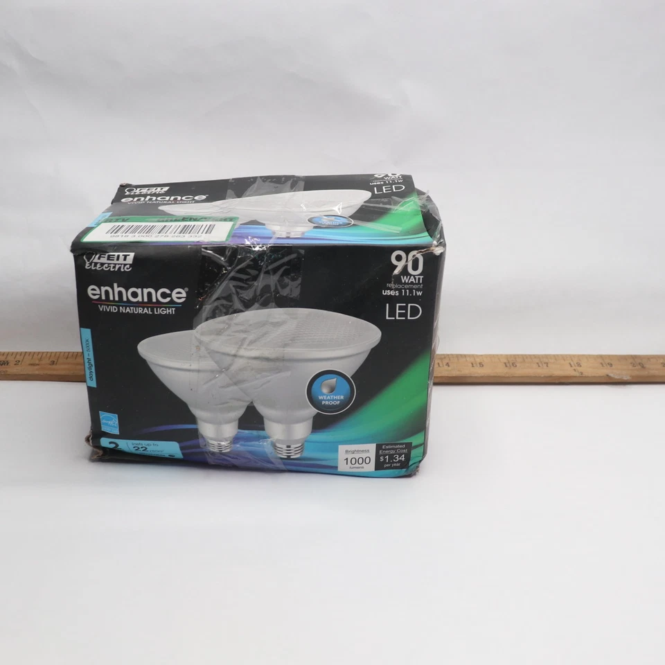 (2-Pk) Feit Electric Dimmable Reflector LED Bulb PAR38 90W PAR38DM/950CA/2 - Image 1 of 4