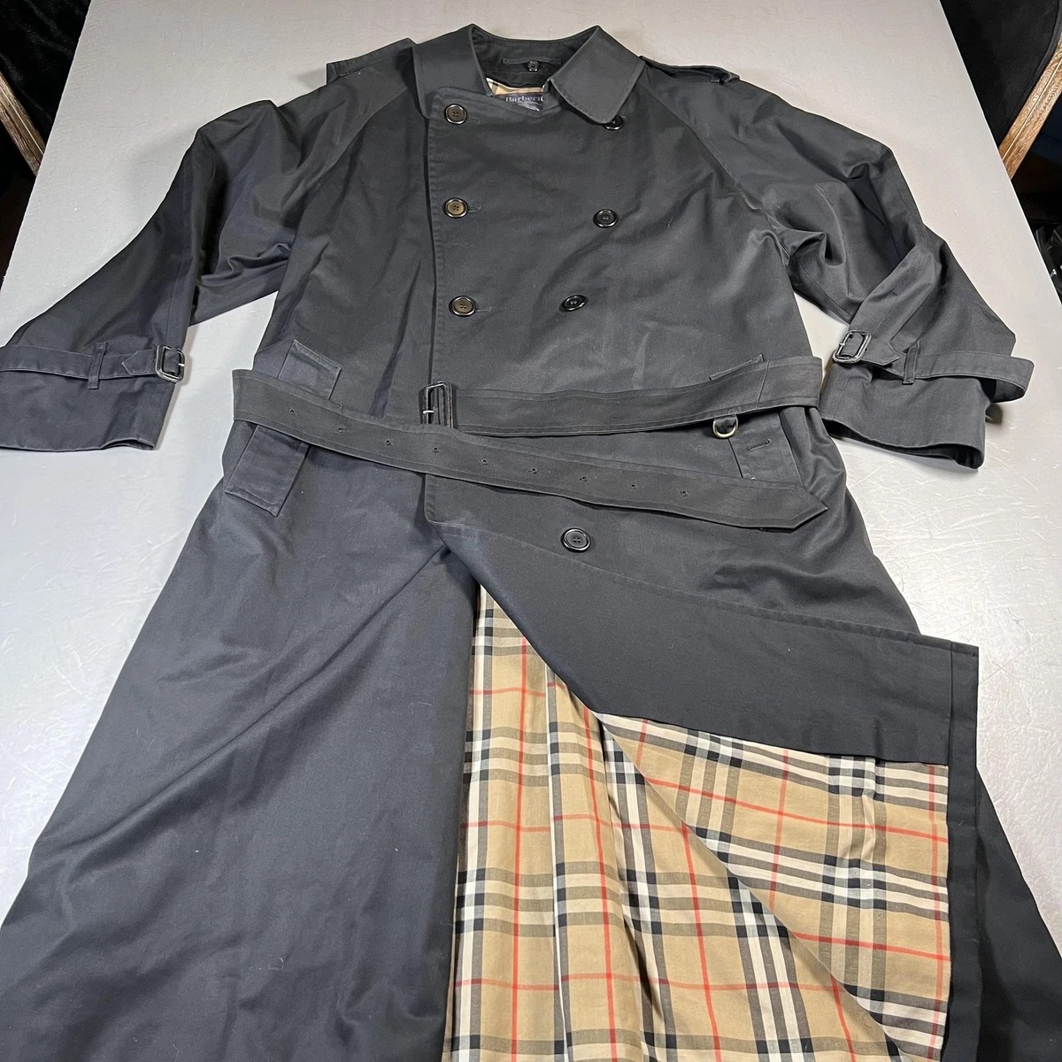 75Y90527Z 美品 BURBERRY BLACK バーバリー メンズ バッグ 検) ビジネスバッグ トートバッグ ショルダーバッグ ブリーフケース レザー 革