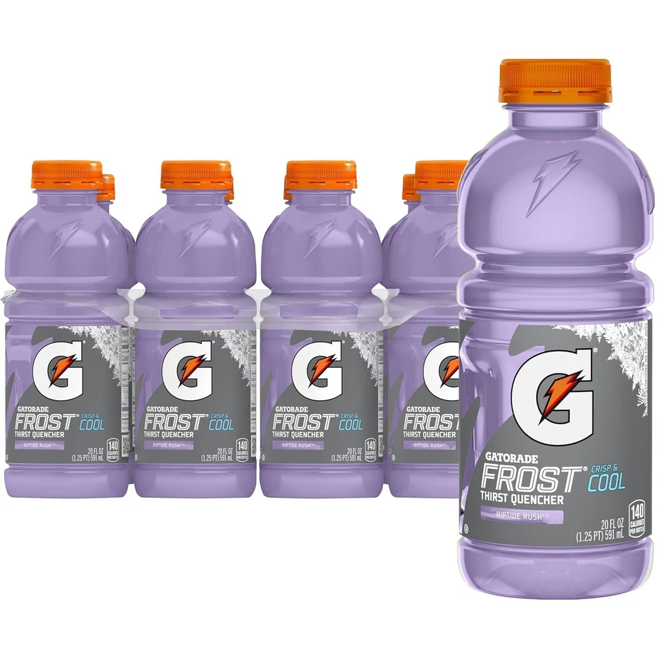 Gatorade Frost Thirst Quencher 20 Fl Oz Bottles 8 Pack