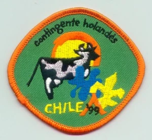 1999 World Scout Jamboree HOLLAND / DUTCH / THE NETHERLANDS Contingent Patch - Picture 1 of 1
