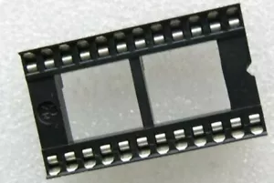 2 pezzi EPROM SOCKET THT 24 pin Zoccolo passo largo DIP24, DIL24, produttore AUK - Bild 1 von 3