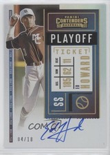 2020 Panini Contenders Draft Pick Playoff Ticket /18 Ed Howard #DPT-EH Auto