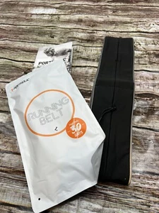 Cintura da viaggio Portholic classica corsa fitness nera taglia grande unisex con cerniera - Foto 1 di 3