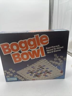 Vintage Parker Brothers 1987 Boggle Bowl Word Game Missing Score Pad - Image 1 of 4