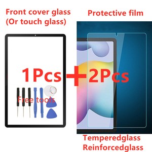 For Samsung Galaxy Tab S6 Lite P610 front glass touch glass & 2×protective film