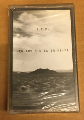 R.E.M. - NEW ADVENTURES IN HI-FI (1996) SEALED CASSETTE MADE IN TURKEY - Image 1 of 2