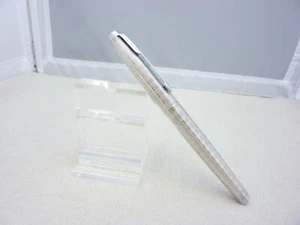 VINTAGE PARKER 75 FOUNTAIN PEN FÜLLFEDERHALTER SILVER SILBER MADE IN FRANCE. - Bild 1 von 17