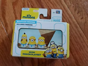 Despicable Me Minions Movie Egyptian Minions Micro Playset 3 figures NEW - Picture 1 of 2