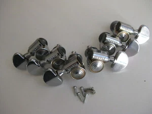 Vintage 60's Gibson Les Paul Guitar Grover USA Chrome Tuners for Project - Picture 1 of 10