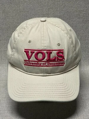 University of Tennessee Hat Cap Womens Beige The Game Split Bar Pink Letters - Image 1 of 4