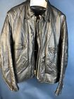 vintage vanson “Model F” leather jacket size 44 w/liner