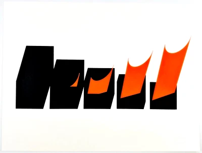 attila kovacs siebdruck 1971 signiert limitiert konkrete kunst ungarn - Bild 1 von 4