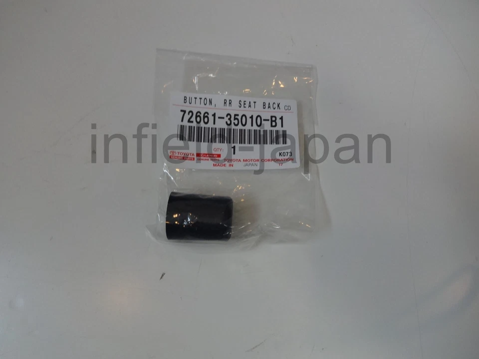 Botón de liberación trasero asiento trasero genuino Toyota 72661-35010-B1 F/S Foto 1 de 4