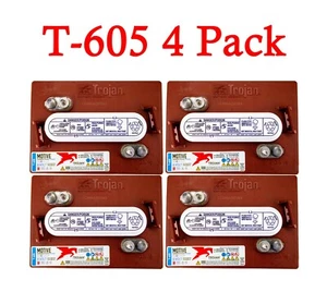 x4 | Trojan T-605 6 Volt 210Ah Flooded Lead Acid GC2 Deep Cycle Battery - Picture 1 of 4