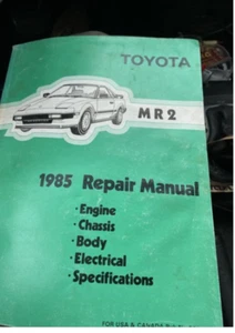 Manual De Taller De Servicio Y Reparación OEM Toyota MR2 1985 - Imagen 1 de 1