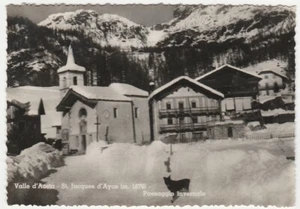 ST. JACQUES D'AYAS - OSTA - WINTERLANDSCHAFT - REISE 1955 -22930- - Bild 1 von 1