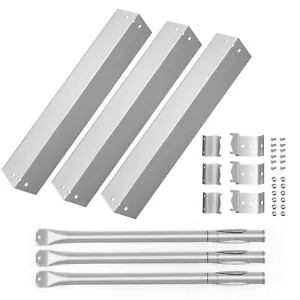 Grill Heat Plates Shields and Grill Burner Tube for Chargriller 3001 3008 303... - Picture 1 of 8