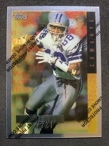 1995 Topps HOLOCHROME Refractor WITH CLEAR PEEL RARE Michael Irvin Cowboys HOF - Picture 1 of 6