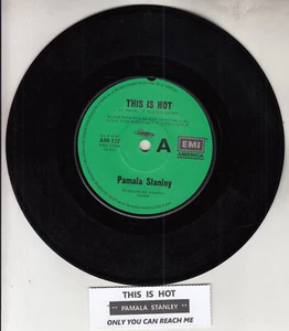 PAMALA STANLEY This is hot 7" 45 rpm record NEW RARE! + juke box title strip - Picture 1 of 2
