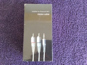 Cable de audio estéreo iWant para iPod amd MP3 enchapado en oro - Imagen 1 de 3