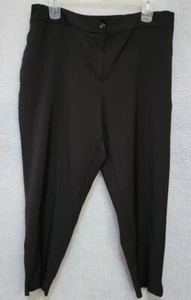 Jessica London Womens Pants Size 22W Black Crop - Picture 1 of 12