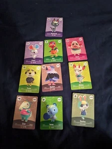 10 Animal Crossing Amiibo Cards Raymond, Petri, Rio, Dom & More - Picture 1 of 12