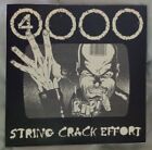 Only 1 on eBay! RED VINYL Hardcore Rock EP~String Crack Effort *Looks Unplayed* 