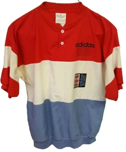 Adidas "Styled in the Historic Spirit of Authenticity" Pullover Shirt Mens L VTG - Picture 1 of 4