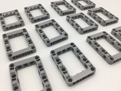 12 x LEGO® Technic 5x7 Liftarm Rahmen / Centerframe 64197 grau grey Technik MOC - Bild 1 von 2