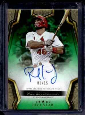 2024 Topps Five Star Paul Goldschmidt #FSA-PG Autograph Green /15 - Image 1 of 3