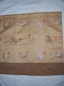 WESTGATE ROOSTER ROD POCKET TIER PAIR - 56 x 24 - GOLD - Picture 1 of 1