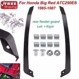 For 1985 1986 1987 Honda Big Red 250 ATC250ES Rear Fender Molding Guards Pair - Picture 1 of 12