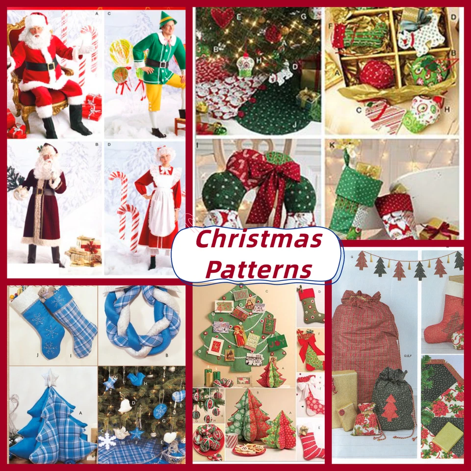 SEWING PATTERNS~CHRISTMAS CRAFTS & COSTUMES~NEW~UNCUT - image 1 of 1