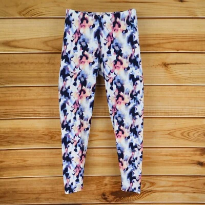 Eye Candy Leggings Womens Sz XL Multicolor Geometric Stretch Elastic Waist Soft - Image 1 of 4