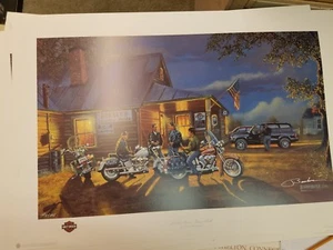 Dave Barnhouse "Let The Good Times Roll Artist Proof 52/245 Como Nuevo con CERT Harley - Imagen 1 de 8