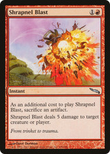SHRAPNEL BLAST 106/306 Uncommon⎜Mirrodin 2003⎜MTG Magic⎜SALE: 75% Off 4+