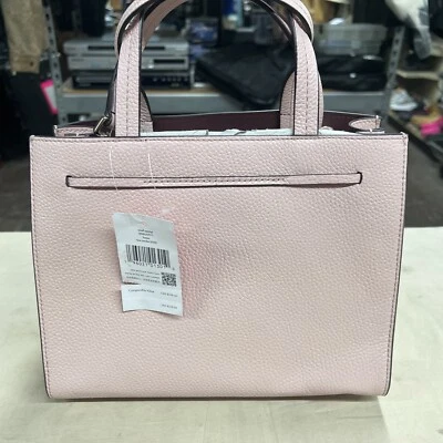 BOLSO BANDOLERA O BANDOLERA DE CUERO NUEVO CON ETIQUETAS KATE SPADE PEQUEÑO HAYES ROSA HUMO Foto 1 de 4