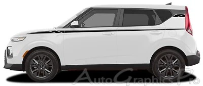 Calcomanías laterales para Kia Soul 2020-2025 carrocería SOUL gráficos de vinilo rayas acento Foto 1 de 4